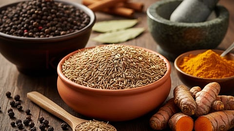 Cumin, Black pepper and Turmeric