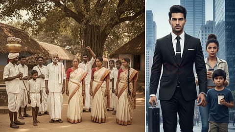 Trational dress and western dress