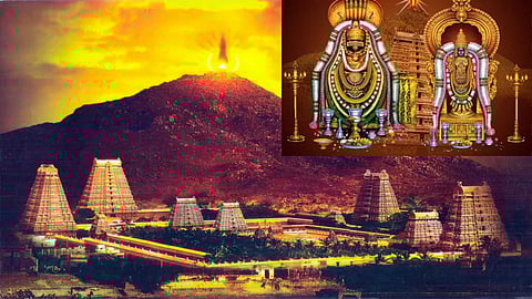 Who has the right to light the Maha Deepam?