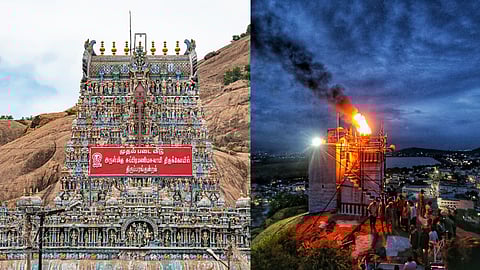 karthigai deepam in thiruparankundram temple