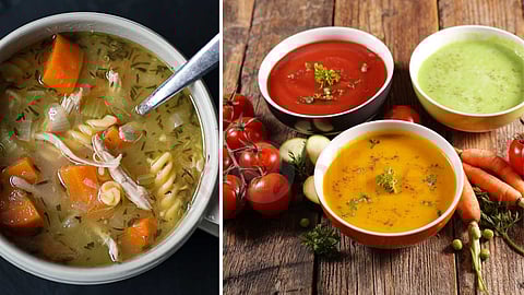 Tomato soup to relieve dry skin