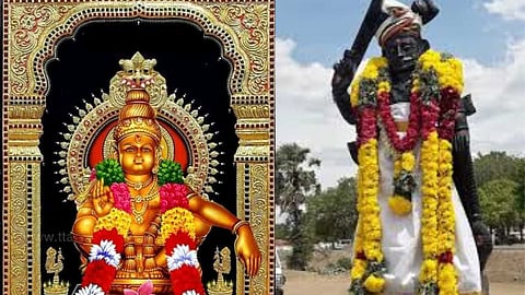 Why are coconuts broken during the Sabarimala pilgrimage?