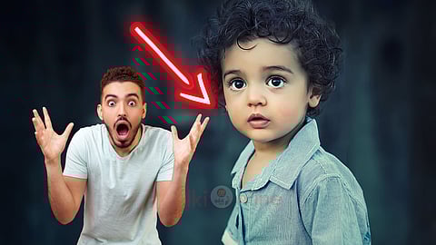 Baby swallow something