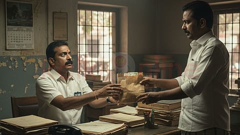 Two men in govt office