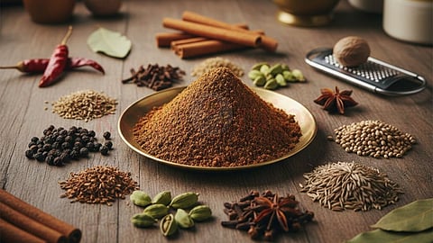 Garam masala and its ingredients