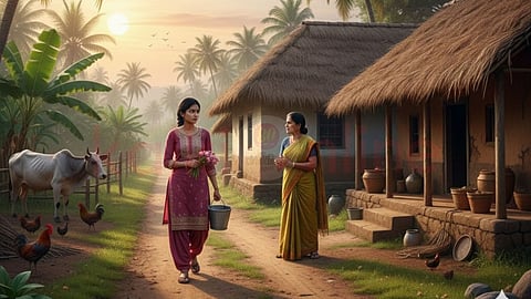 Mom and Daughter - Karisakattu Collector