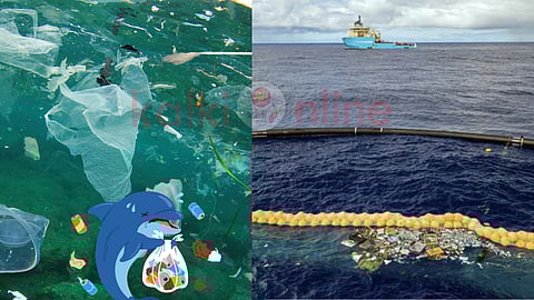 ocean trash and garbage clean invention