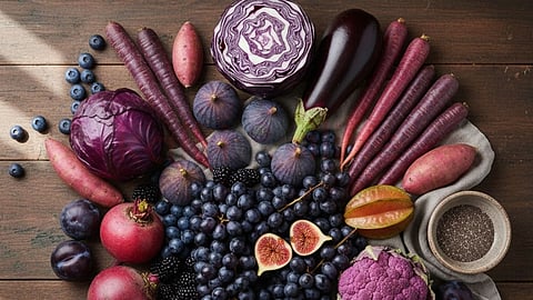 purple color fruits and vegetables