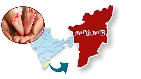 birth rate falling in Tamil Nadu