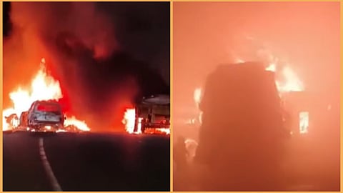 Bus Accident in Uttarpradesh