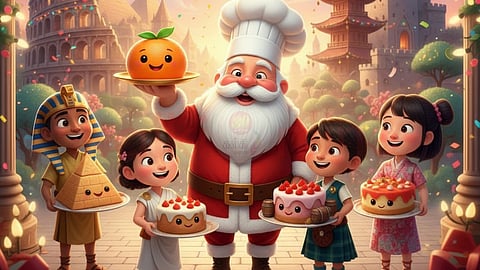 Santa with Kids