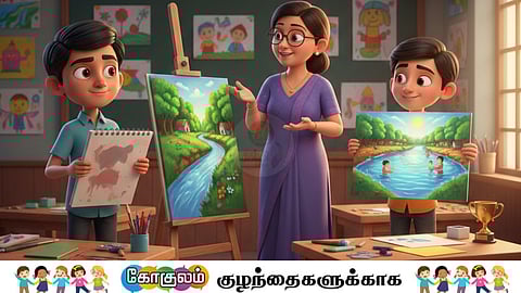 Kannan's painting journey