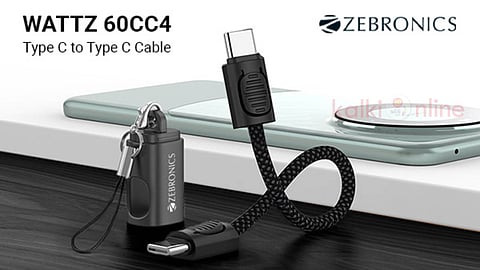 Zebronics Wattz 60CC4 Type-C Cable