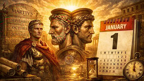 English New Year history