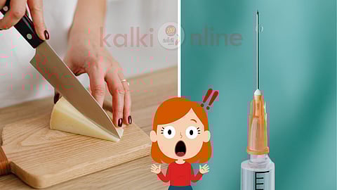 Knife and needle