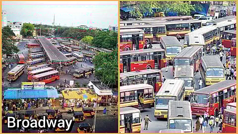 Reconstruction of Broadway bus terminal