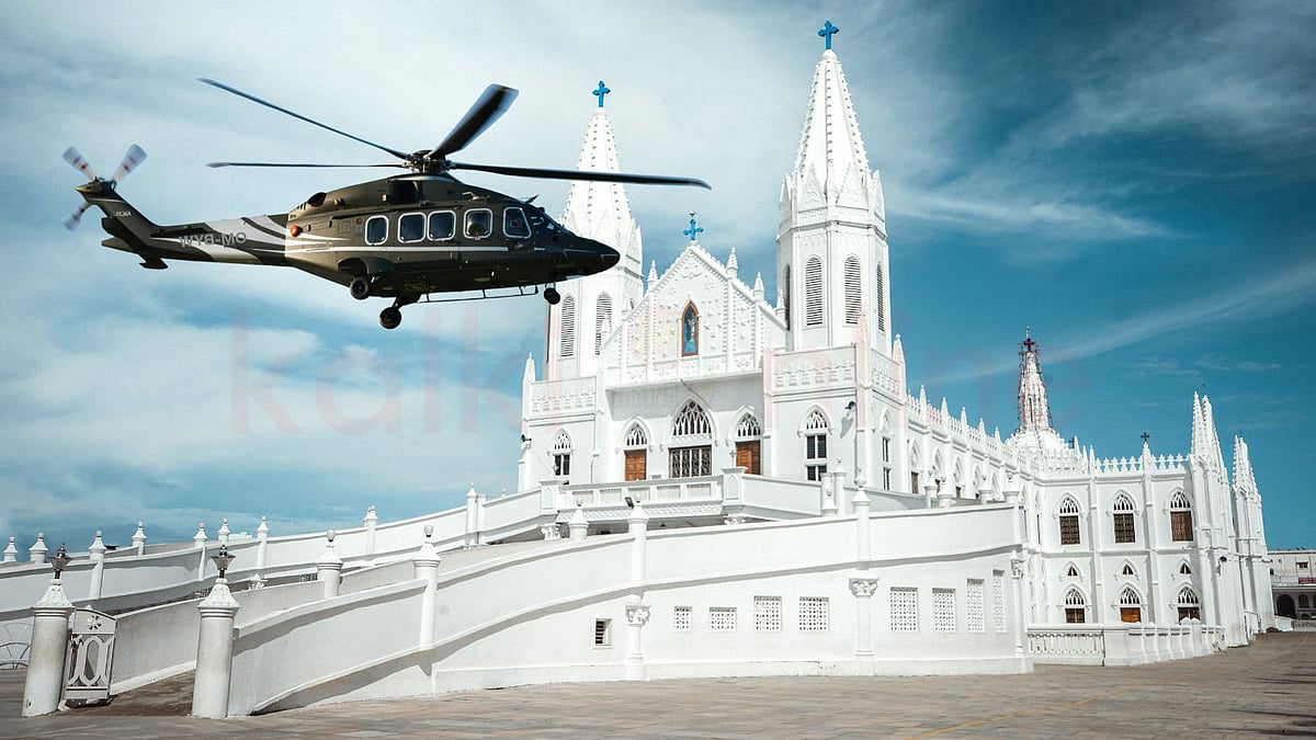 இனி ஹெலிகாப்டரில் வேளாங்கண்ணியைச் சுற்றிப் பார்க்கலாம்! - கட்டணம் எவ்வளவு தெரியுமா?