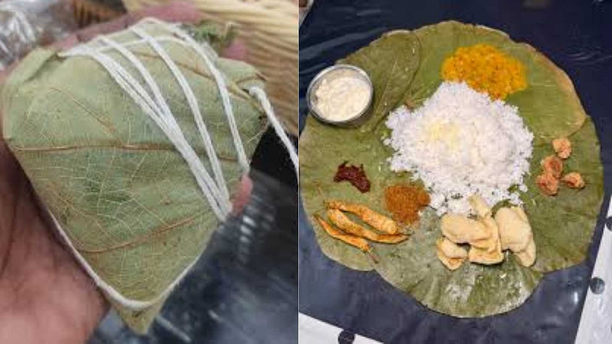 நச்சு பாலிதீன்களுக்கு மாற்றாகப் பயன்படுத்தப்பட்ட அக்கால மந்தாரை இலை மகிமை!