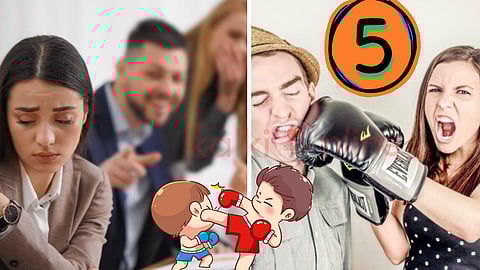 A girl was bullied and another girl giving a savage reply