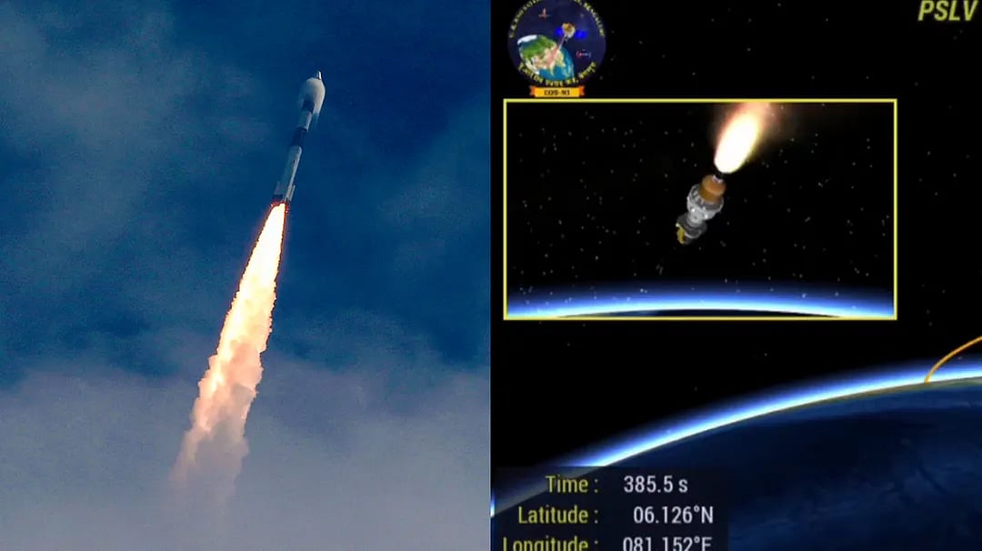 PSLV C-62 ராக்கெட் தோல்வி: பசிபிக் கடலில் விழுந்த செயற்கைக்கோள்கள்..!