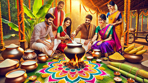Close connection between Pongal and Makara Sankranti