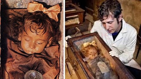 Lombardo's embalmed body 