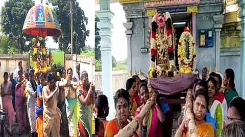 Women carrying Nataraja