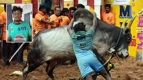 tamil one Avaniyapuram Jallikattu 1st prize win Balamurugan