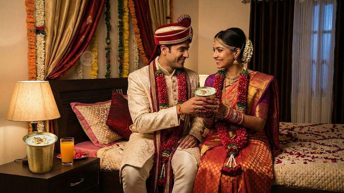 முதலிரவில் பால் குடிக்காவிட்டால் அபசகுனமா? உண்மையான காரணம் தெரிஞ்சா அசந்துடுவீங்க!