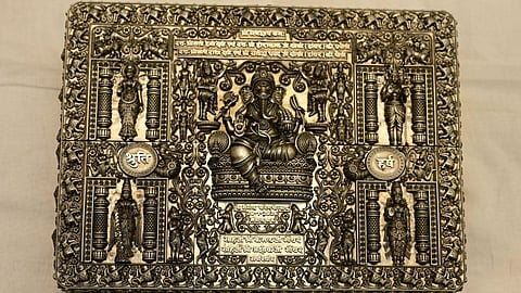 Jaipur Man Creates Rs 25 Lakh Wedding Card Using 3 Kg Silver For Daughter