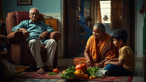 Tamil spiritual story - Grandparents with Grandson