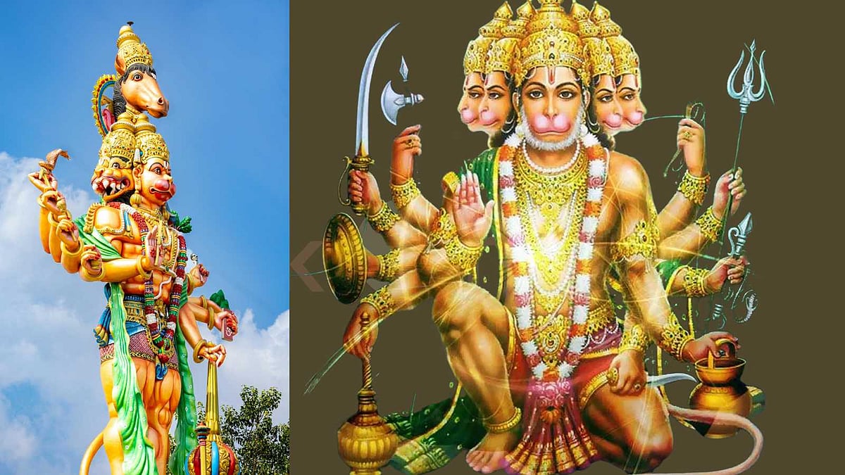 பஞ்சமுக ஆஞ்சநேயர்: தீய சக்திகளை அழிக்க அனுமன் எடுத்த விஸ்வரூபம்!