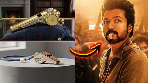 Whistles and actor Vijay