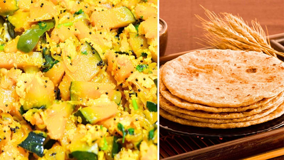 இனிப்பான பரங்கிக்காய் பொரியலும்,  கலர்ஃபுல்லான பரங்கிக்காய் சப்பாத்தியும்!