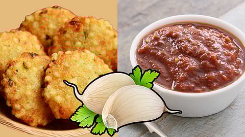 Spicy garlic chutney