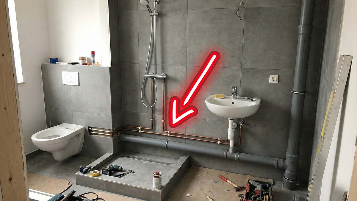 பாத்ரூம் டிசைனில் செய்யும் அந்த ஆபத்தான தவறு... பிறகு சுவர் இடிக்க வேண்டி வரும்!