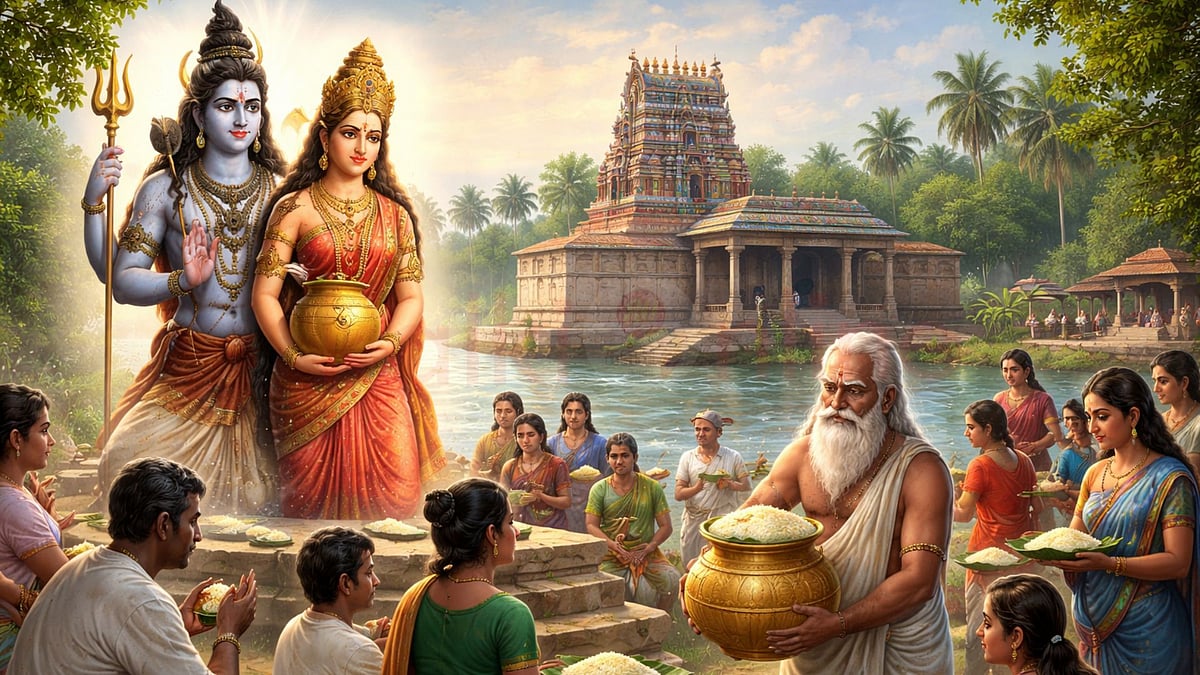 ஆன்மீகக் கதை: அன்னம் வழங்க ஈசன் அளித்த அட்சய பாத்திரம்! 