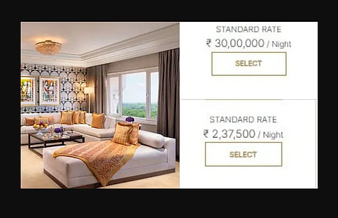 delhi hotel room price