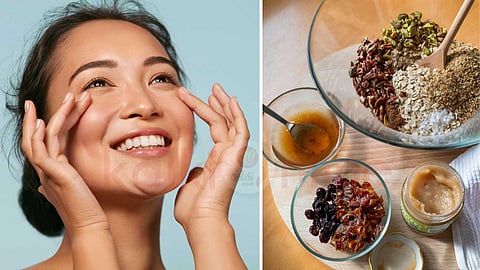 To get a glowing face