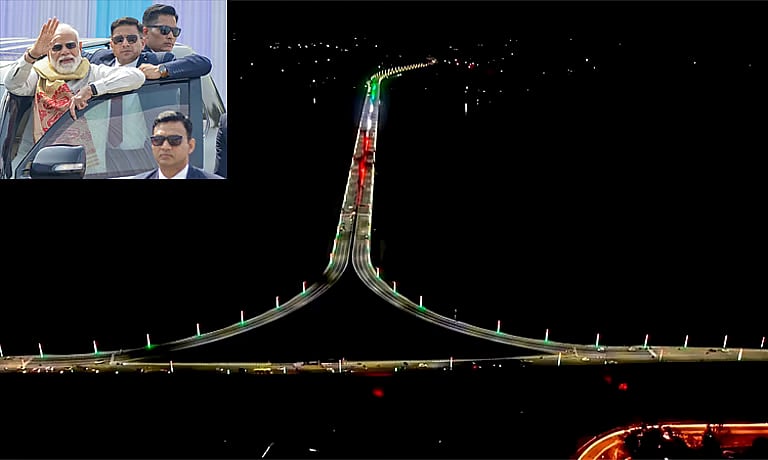 பிரம்மபுத்திராவின் குறுக்கே மெகா பாலம்: பிரதமர் மோடி திறந்து வைத்தார்..!