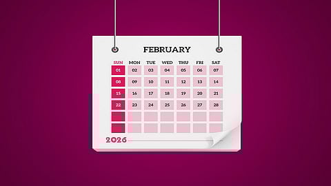 February calendar 2026