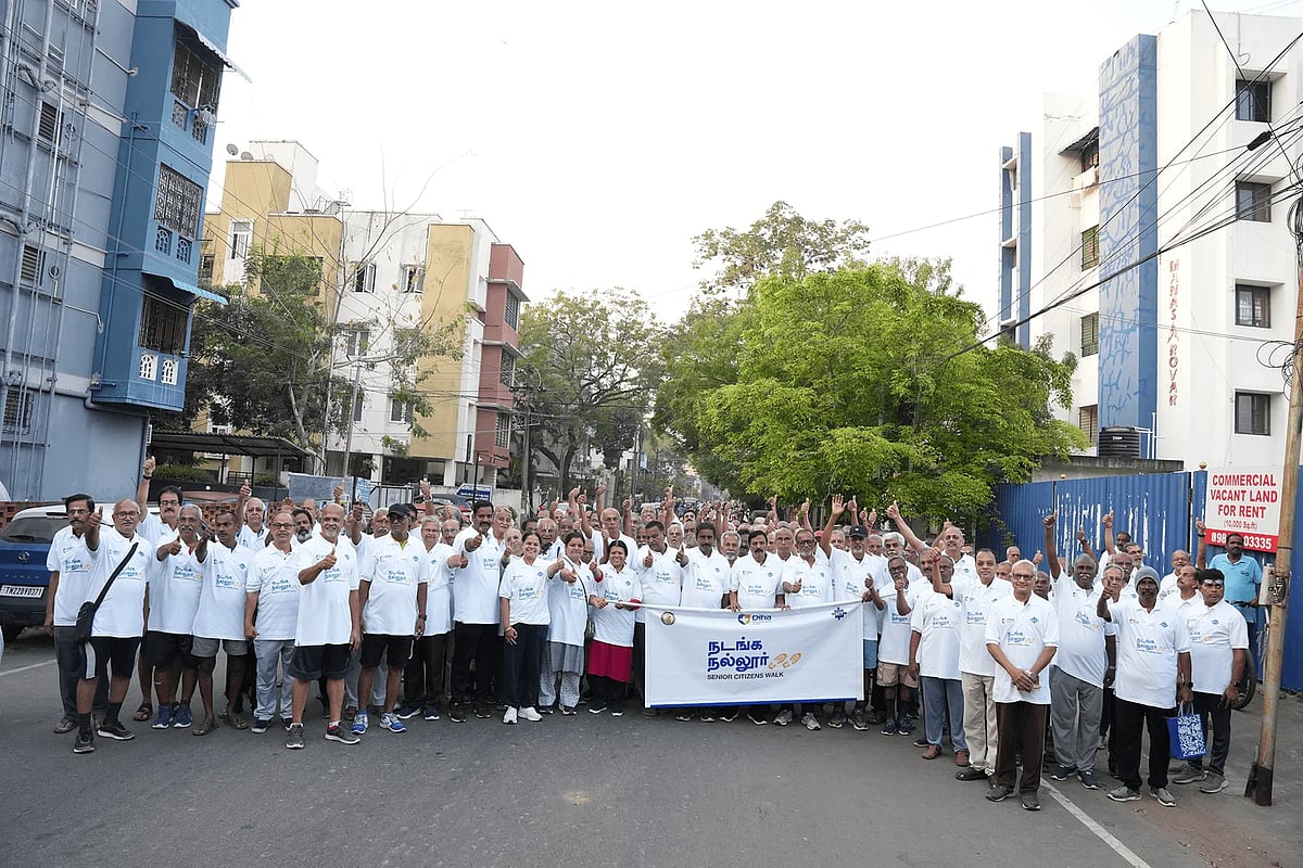 திஹா கிளினிக் நடத்திய 'நடங்க நல்லூர்' நடைப்பயணம்: 300-க்கும் மேற்பட்ட மூத்த குடிமக்கள் பங்கேற்பு! 