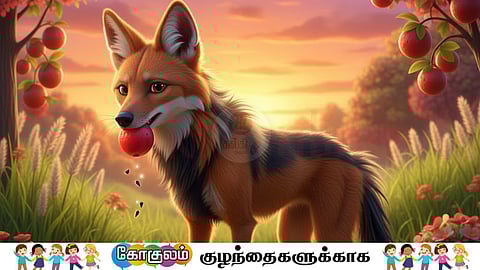 The Wolf That Loves Apples!