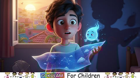 The Boy with the Glowing Blue Hands