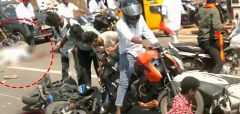 vijay fans accident