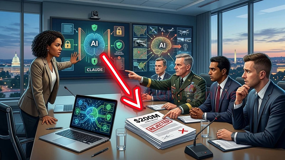 200 மில்லியன் டாலர் வேண்டாம் என உதறிய கிளாட் ஏ ஐ... அமெரிக்க அரசாங்கத்தோடு நடக்கும் மாபெரும் மோதல்!