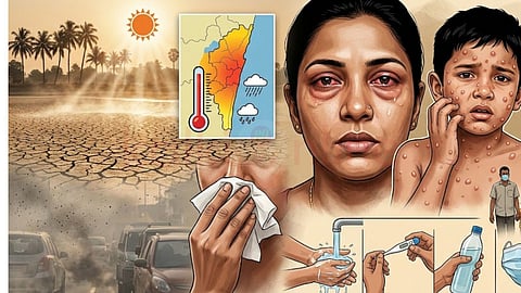 madras eye and chickenpox 