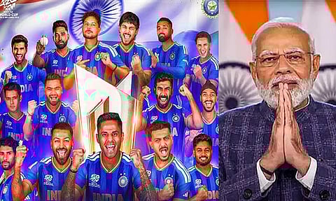 modi wished team india 