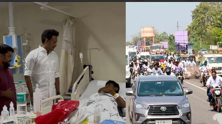 விஜய்யை பார்க்க சென்ற போது விபத்து: முழு மருத்துவ செலவையும் ஏற்றார் அமைச்சர் அன்பில் மகேஷ்!