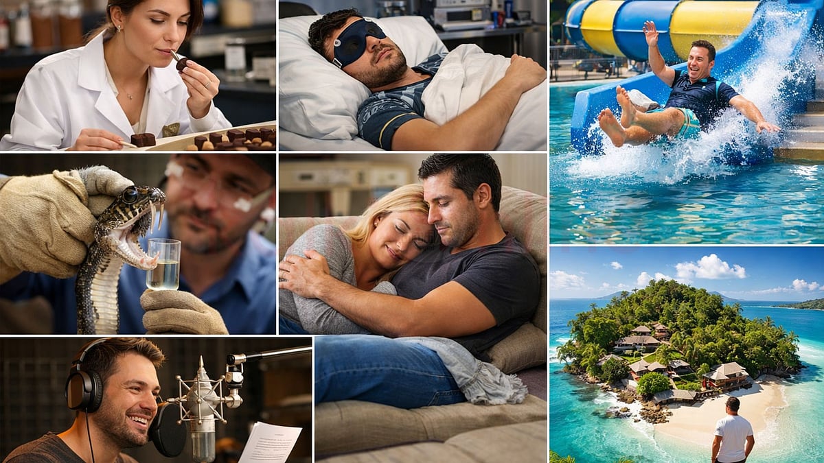 தூங்குவதற்கு பல லட்சங்கள் சம்பளமா? பலரும் அறியாத 7 விசித்திரமான வேலைகள்!